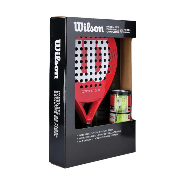 Wilson Optix Xp Padel Rackets Kit Box Sku Red 2 - Image 4