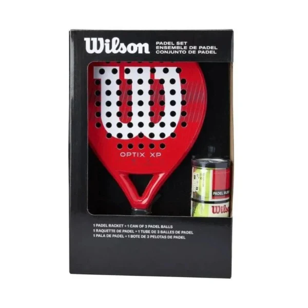Wilson Optix Xp Padel Rackets Kit Box Sku Red 2 - Image 5