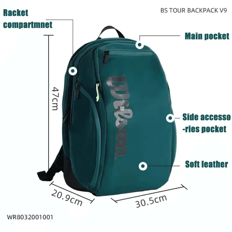 Wilson Blade Super Tour Backpack V9 Green - Image 5