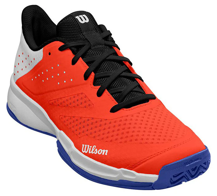 Wilson Kaos Stroke 2.0 Shoes For Men, White & Orange - Image 2
